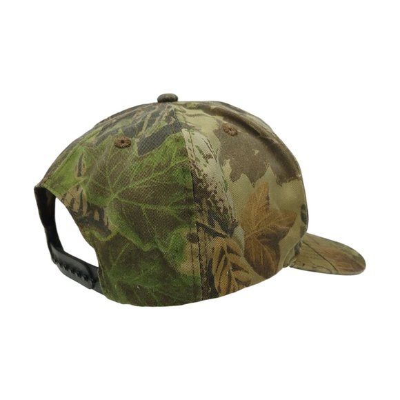 Vintage Realtree Camo Snapback Cap Trucker Hunter Baseball Hat USA Made - Picture 14 of 14
